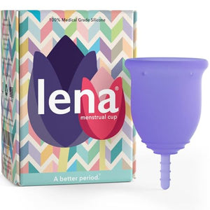 Lena Cup Reusable Menstrual Cup | Purple, Large | Experienced and Advanced Cup Users