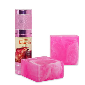 Matchone 3 PCS Yoni Soap Bar & Essential Oil, PH Balance Eliminates Odor Heals and Soothes