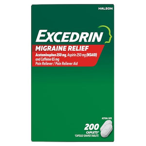 Excedrin Migraine Relief Caplets to Alleviate Migraine Symptoms - 200 Count ExcedrinBuy Supplements Australia