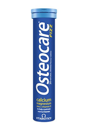 Vitabiotics Osteocare Fizz - Effervescent Tablets with Calcium, Magnesium, and Zinc