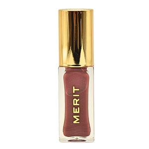 Merit Shade Slick Hydrating Tinted Lip Oil – Twin Set Mauve | Vegan Lip Gloss with Rosehip, Shea & Jojoba Oils for Moisturizing High-Shine Color MeritBuy Supplements Australia