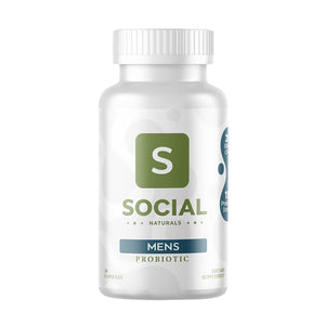 supplement productsSocial Naturals Men’s Probiotic | 20 Billion CFU | Prebiotic + Postbiotic Blend | Gut, Colon & Immune Support | Vegan | Shelf-Stable | 30 Capsules - JerryCherryUSA