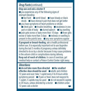 Advil Ibuprofen Coated Caplets Pain Reliever and Fever Reducer 200 Milligram 24Ct AdvilBuy Supplements Australia