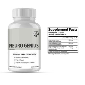 Neuro Genius Advanced Cognitive Support Supplement to uplock Brain Potential SampurakaBuy Supplements Australia