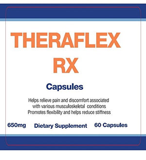 Theraflex RX® Capsules for Relief of Joint & Muscle Discomfort, Mobility and Healthy Inflammation Response with Patented Curcuwin® Turmeric Extract, Boswellia, Ashwaganda, 60 Capsules Theraflex RXBuy Supplements Australia
