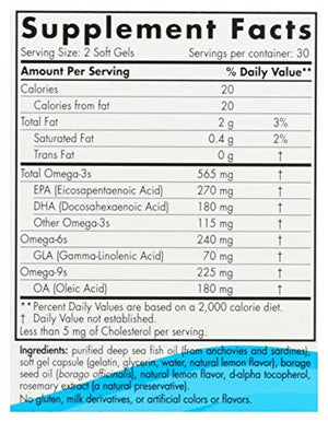 Omega Complete Lemon Nordic NaturalsBuy Supplements Australia