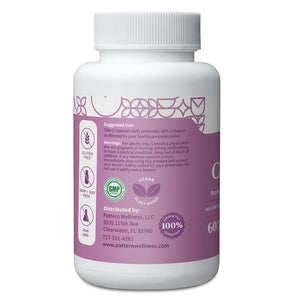 Pattern Wellness PMS Complex – Monthly Cycle Wellness Support – with Vitamin B6, Magnesium & Herbal Extracts – 60 Vegan Capsules Pattern WellnessBuy Supplements Australia