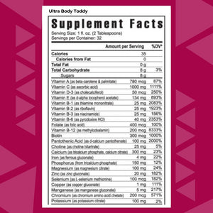 Youngevity Ultra Body Toddy - 100+ Nutrient Mega Multi-Vitamin Mineral Supplement for Men and Women - Enhanced Absorption - Phytonutrients - Amino Acids - (32 Fl Oz) YoungevityBuy Supplements Australia