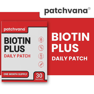 Patchvana Biotin Plus Patch for Women & Men, 1 Month Supply, 30 Patches Patchvana buy supplements Au