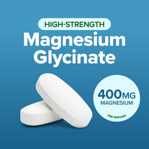 Magnesium Glycinate 400mg | 4+ Month Supply | Sleep, Relaxation & Muscle Support | High Absorption Chelated Magnesium Supplement for Women & Men | Gentle on Digestion | Vegan | 270 Tablets Purely Holistic buy supplements Au