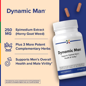 Stop Aging Now - Dynamic Man - Complex Supplement - 30 Vegetarian Capsules Stop Aging Now buy supplements Au