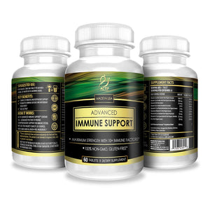 Actif Advanced Immune Support with 10+ Factors for Immunity Booster - 100% Natural, Non-GMO, 60 count ACTIF buy supplements Au