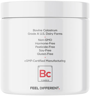 Codeage Bovine Colostrum Powder Supplement 4-Month Supply, 1000mg per Serving, Grass-Fed Ethically Sourced, Immunoglobulin-Rich Prized First Milk, Cold-Chain Pasteurized, Agglomerated, Non-GMO, 4.3 OZ CodeageBuy Supplements Australia