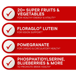 Purity Products Super Reds Powder Phytonutrient Superfood Drink Mix w/FloraGLO Lutein - Phytonutrient Blend containing Polyphenols, Antioxidants & More - 330 Grams - 30 Day Supply Purity ProductsBuy Supplements Australia