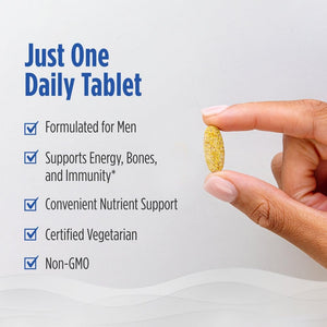 Nordic Naturals Men’s Multivitamin One Daily - Bone, Energy, & Blood-Vessel Support - Immunity Supplement - 20 Essential Nutrients - 30 Tablets - 30 Servings Nordic NaturalsBuy Supplements Australia