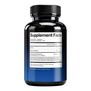 14-in-1 Magnesium Complex Supplement, 1200mg Elemental Magnesium Glycinate, Citrate, Malate, Taurate - Magnesium Complex for Women Nerves, Bone & Heart Health | Non-GMO GrthNutr buy supplements Au