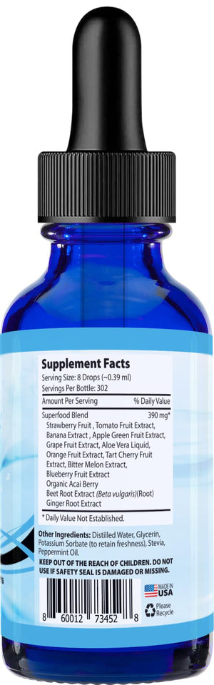 Absonutrix Superfood Extract 390 mg, 4 Oz Liquid, 302 Servings, Made in USA, Quick Absorption, Quality Potent Ingredients, Non-GMO, GMP Certified, Cruelty-Free Products Absonutrix buy supplements Au