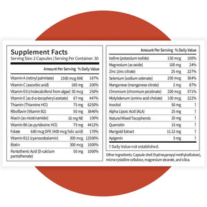 Pattern Wellness Multivitamin for Men & Women – Vitamin A, B, C, D, E – Supports Energy & Wellness – Whole Body Health Pattern Wellness