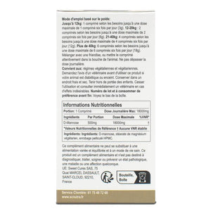 D-Mannose Pet Tablets for Cats & Dogs by SC Nutra sc nutraBuy Supplements Australia