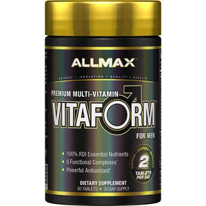 ALLMAX Nutrition Premium Vitaform, Performance Vitamin for Men, 60 Tablets ALLMAXBuy Supplements Australia