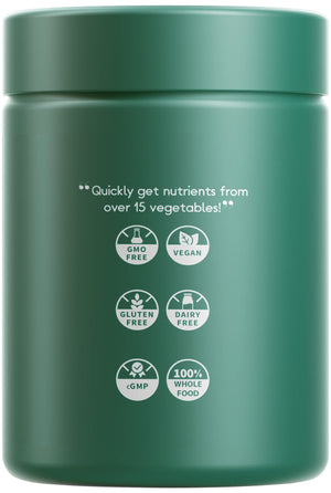 Codeage Instantfood Easy Veggies, Over 15 Vegetable Powders Equivalent All-in-One, Daily Vegan Blend, Whole Food Greens Vitamins Supplement Capsules, Phytonutrients Multivitamin, Non-GMO, 90 Capsules Codeage buy supplements Au