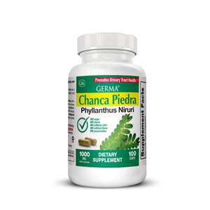 Germa Chanca Piedra Supplement – 500mg Phyllanthus Niruri – Traditional Stone Breaker Herb for Urinary & Kidney Support – Rainforest Botanical – 100% Natural Vegan Capsules, 100 Count GermaBuy Supplements Australia
