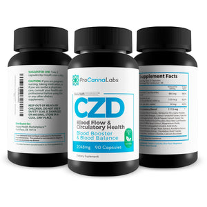 CDZ Supplement Vitamin C D and Zinc Plus Herbs - Our Best Vitamin C D Zinc Blood Booster for Blood Balance & Blood Flow - C Z D Blood Flow & Circulatory Health - Pro Canna Labs Gummies Capsules Happy Health Marketplace buy supplements Au