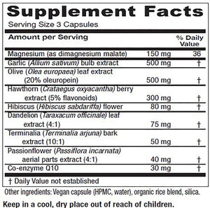 Vitanica VasoBlend - Heart Health Supplement with Folic Acid, Magnesium, CoQ10 & Terminalia Arjuna Bark - Heart Health Supplement - Consumer Line - 90 Vegan Caps VitanicaBuy Supplements Australia