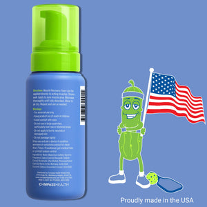 PickleBalm Pickleball Post-Game Foam Muscle Cramp Relief and Relaxer with Magnesium Sulphate, Arnica & Cucumber Extract for Pain and Leg Cramps, Sore Muscle Relief, 7.1oz Bottle PickleBalmBuy Supplements Australia