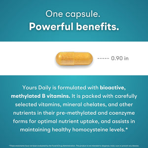 You Vites - Methylated Multivitamin for Men and Women, Methyl Multi Without Iron - 60 Capsules, MTHFR Supplement with Methyl B12, Methylfolate (5-MTHF), CoQ10 for Energy, Heart and Mood Support You Vites buy supplements Au
