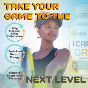 I Can Grow (3 Pack) Height Boosters for Kids 10+, Teen Vitamins for tru Height - Natural Growth Supplement for Optimal Development - Supports Bone Strength and Immune Health with Colostrum Fawelo buy supplements Au