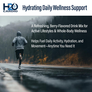 H2O Cardio | Nitric Oxide Supplement Drink | Wellness & Hydration Support | Arginine & Citrulline Powder | Berry Flavored Drink Mix for Daily Activity | Net Wt. 3.35 Ounces H2O CARDIO buy supplements Au
