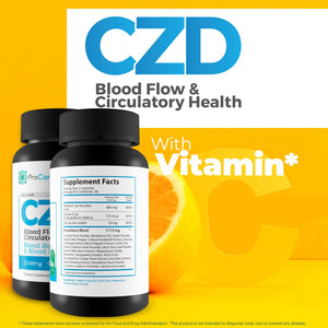 CDZ Supplement Vitamin C D and Zinc Plus Herbs - Our Best Vitamin C D Zinc Blood Booster for Blood Balance & Blood Flow - C Z D Blood Flow & Circulatory Health - Pro Canna Labs Gummies Capsules Happy Health Marketplace buy supplements Au