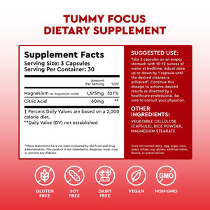JJ Smith Tummy Focus – Digestive Cleanse Supplement with Ozonated Oxygenated Magnesium – Supports Digestion, Regularity, Bloating, Gut Balance, Nutrient Absorption, Energy & a Flatter Belly Health FocusedBuy Supplements Australia