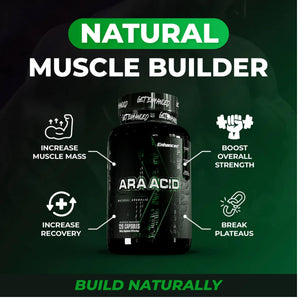Enhanced Labs - Arachidonic Acid Supplement - Muscle and Strength Supplement for Increased Muscle Mass & Improved Recovery for Men & Women - One Capsule Contains 350mg Arachidonic Acid (120 Capsules) EnhancedBuy Supplements Australia