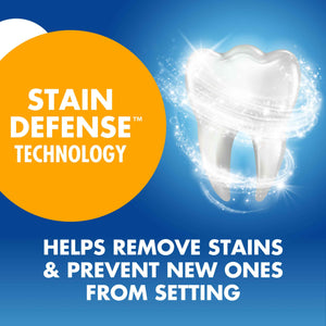 ARM & HAMMER Advance White Toothpaste, Teeth Whitening Baking Soda Toothpaste with Stain Defense Technology and Fluoride,