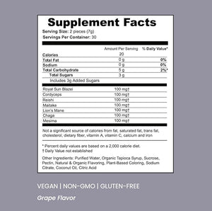SOULBELLY Multi-Mushroom | Ritual Vitamin Gummies for Energy, Focus and Immune Balance | Vegan | Gluten-Free | Non-GMO | 60 Count SOULBELLY buy supplements Au