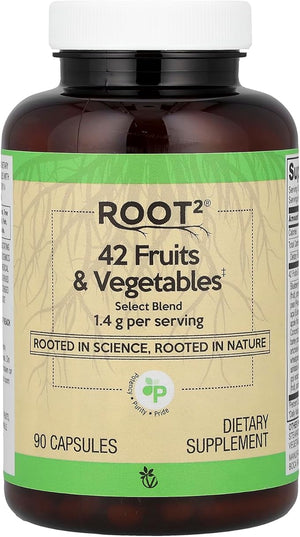 Vitacost Root2®, 42 Fruits & Vegetables, 90 Capsules Vitacost Brand buy supplements Au