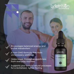 Lyfetrition L-Carnosine Liquid Supplement 118 ml, 4 FL Oz Liquid, 220 Servings, Made in USA, Quick Absorption, Potent Ingredients, Non-GMO Lyfetrition buy supplements Au