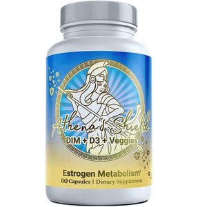 MENOLABS Athena’s Shield | DIM Supplement + D3 with BioPerine for Women | Estrogen Balance