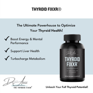 Fixxr Thyroid Support by Dr. Amie | T2 Thyroid Supplement | 30 Day Supply, 60 Capsules Fixxr buy supplements Au