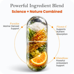 Advanced Glutathione Complex 500mg – with Fucoidan & Vitamin C – Antioxidant Support for Skin Glow, Detox & Immune Health – Non-GMO, Made in USA (60 Capsules) Collagen Laborés buy supplements Au