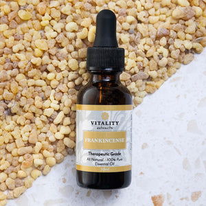 Vitality Extracts Frankincense Essential Oil - 30ml, Boswellia Serrata, Aromatherapy, Skin Care