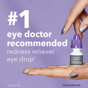 LUMIFY Eye Drops for Red Eyes, Redness Reliever for Brighter Looking Eyes, Works in 1 Minute & Lasts Up to 8 Hours, Eye Drops, 0.17 Fl Oz (5 mL) LUMIFY buy supplements Au