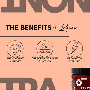 Tranont Renew - Antioxidant Complex for Vitality & Wellness | Vitamin E Tocotrienols & Geranylgeraniol | Supports Healthy Cellular Function, Joint Health, & Youthful Glow - 30 Capsules Tranont buy supplements Au