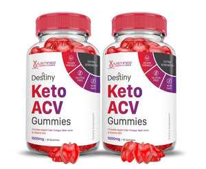 (2 Pack) Destiny Keto ACV Gummies Advanced Formula 1000MG Destiny Keto Gummies