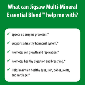 Jigsaw Health Multi-Mineral Essential Blend | 90 Capsules | 90 Servings Jigsaw HealthBuy Supplements Australia