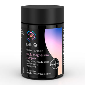 MitoQ Triple Magnesium Complex | Magnesium Glycinate, Taurinate, Oxide with GABA for Heart Health, Stress Management, & Deeper Sleep | High Absorption | 90 Capsules MitoQ buy supplements Au