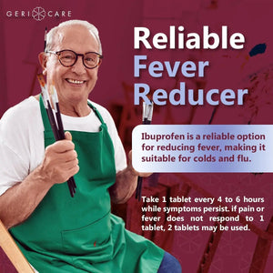 Geri Care IBUPROFEN Pain Relief Tablets (100 Count) GeriCareBuy Supplements Australia