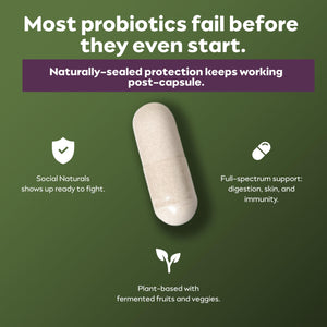 supplement productsSocial Naturals Women's Probiotic for Total Body Balance | 12 Strains with Lactobacillus & Bifidobacteria | Digestive, Vaginal & Immune Support | 20 Billion CFU | Vegan - JerryCherryUSA